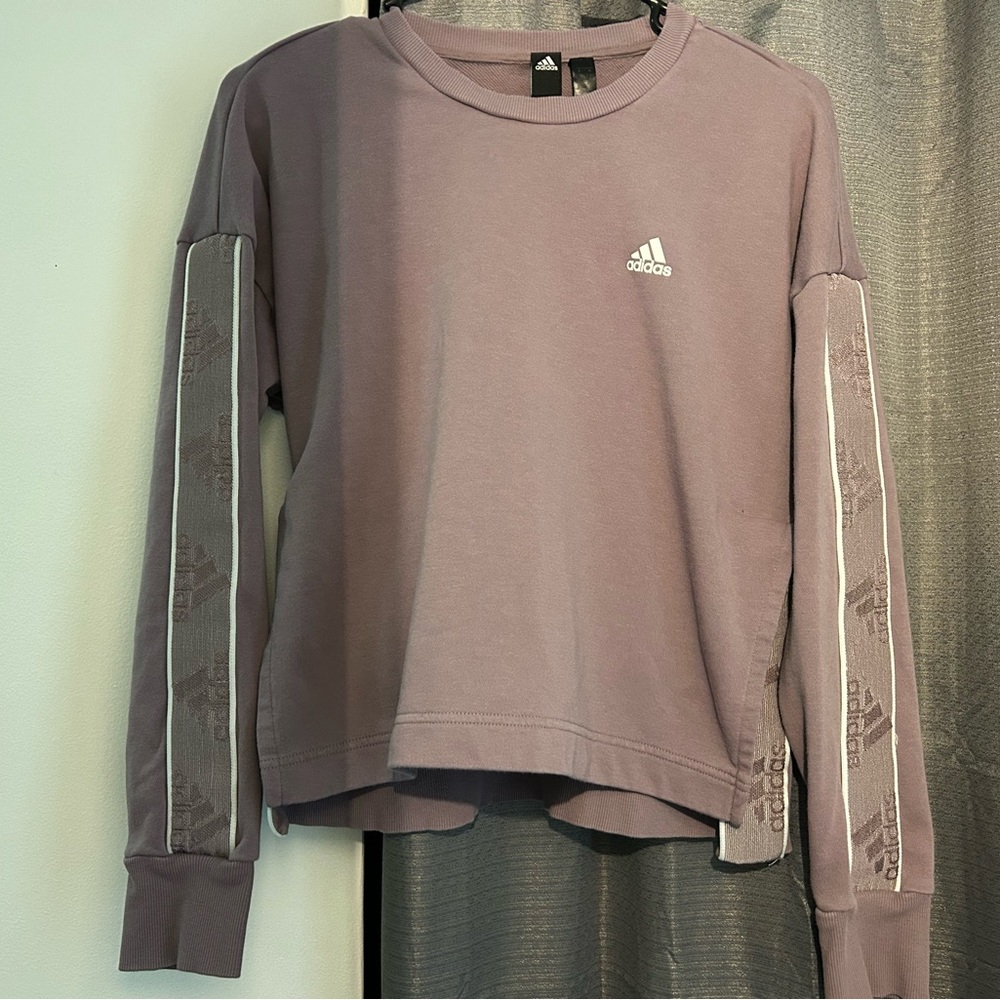 Adidas Lavender Crewneck Sweatshirt
